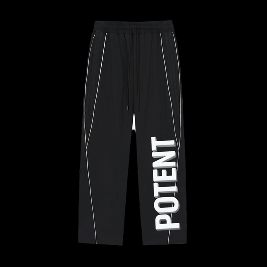Reflection Striped Straight-Leg Sweatpants