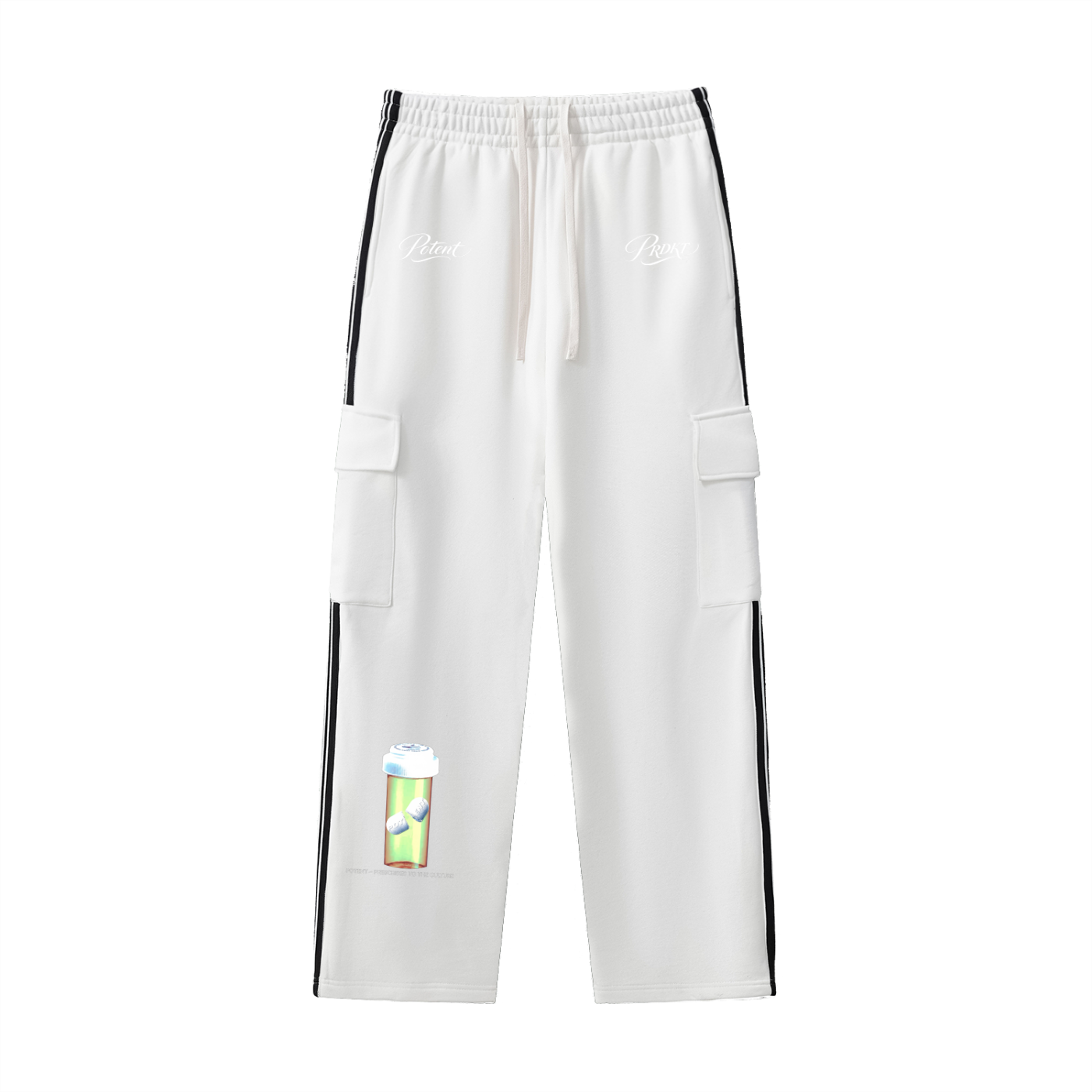 Side Stripe Straight-Leg Pants