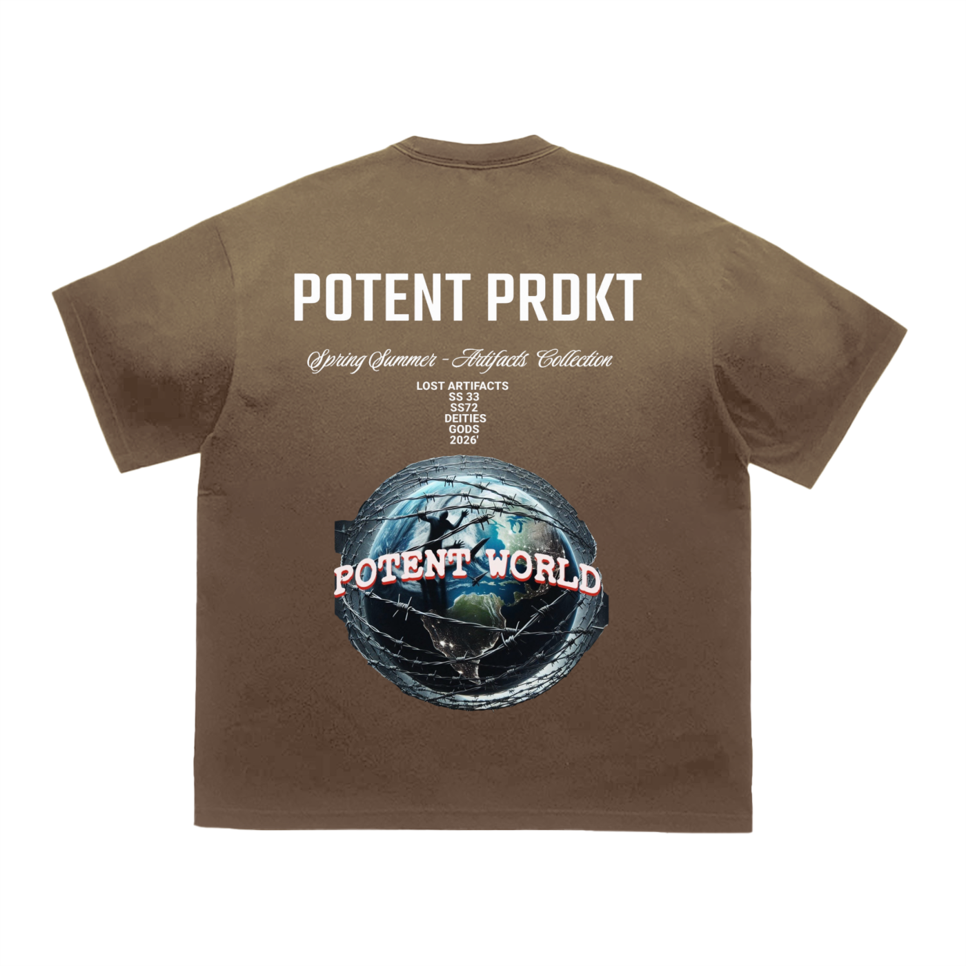 Tiger Stripe Gradient Washed T-Shirt
