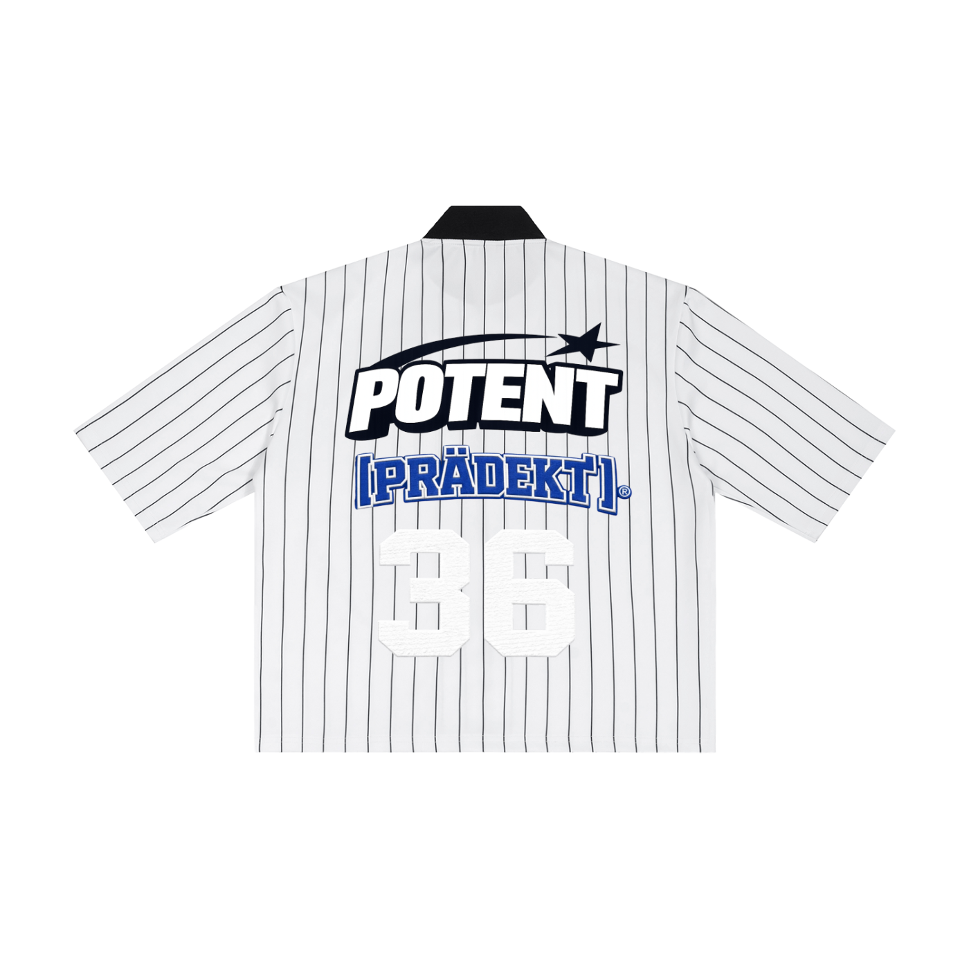 Unisex Striped Full-Zip Baseball Jersey