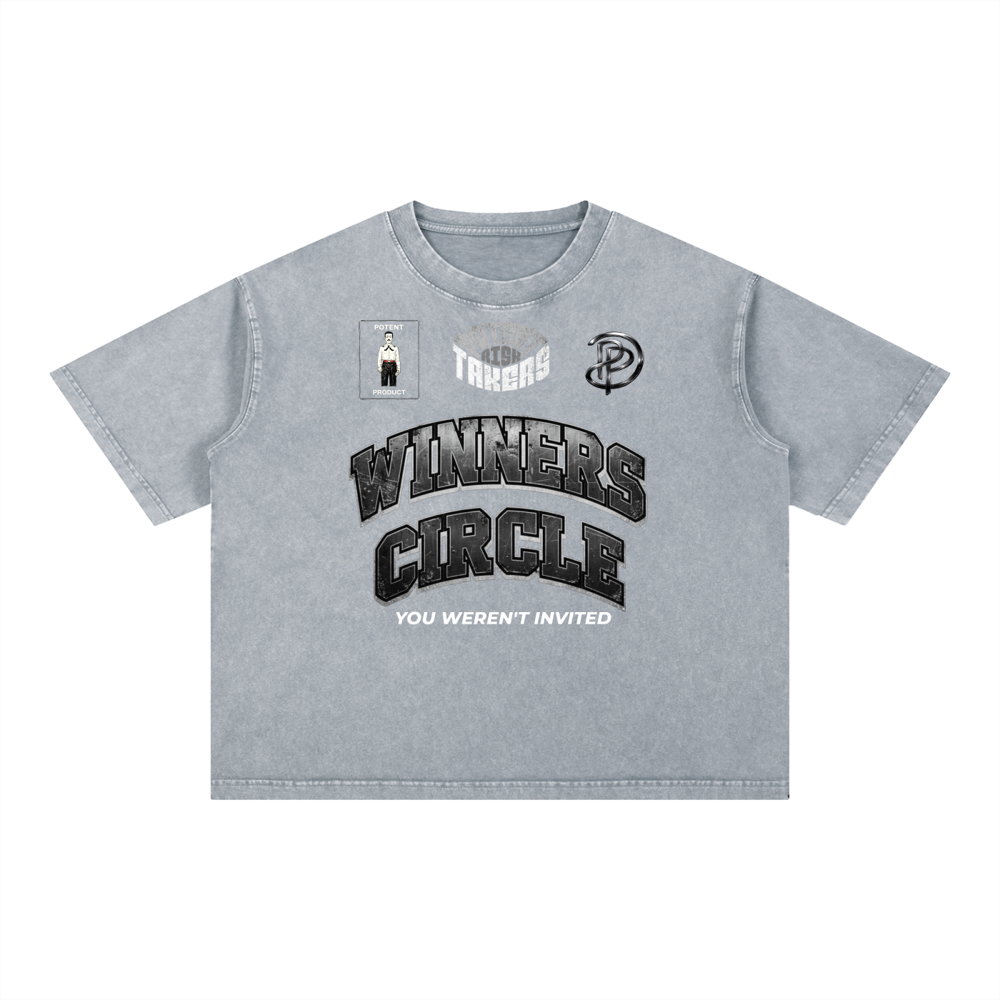 Mineral Wash Boxy Cotton T-Shirt