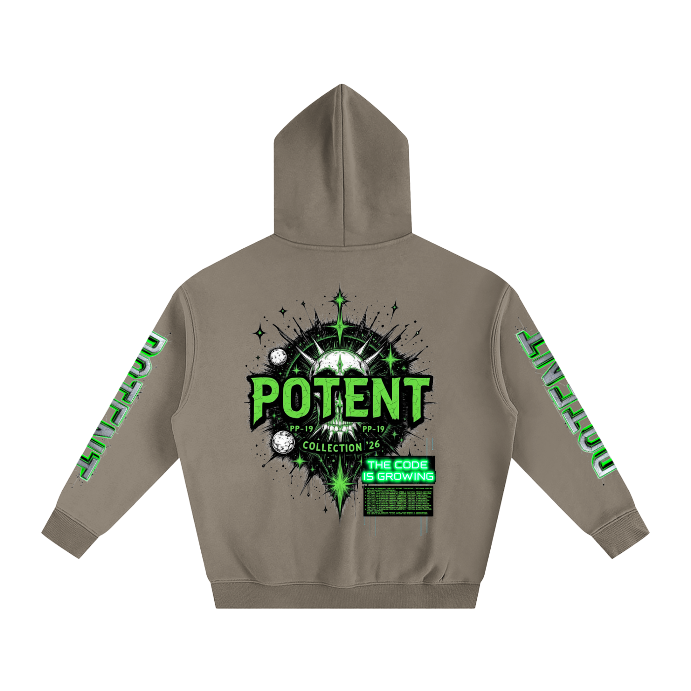 Oversize Fleeced Hoodie 350 GSM