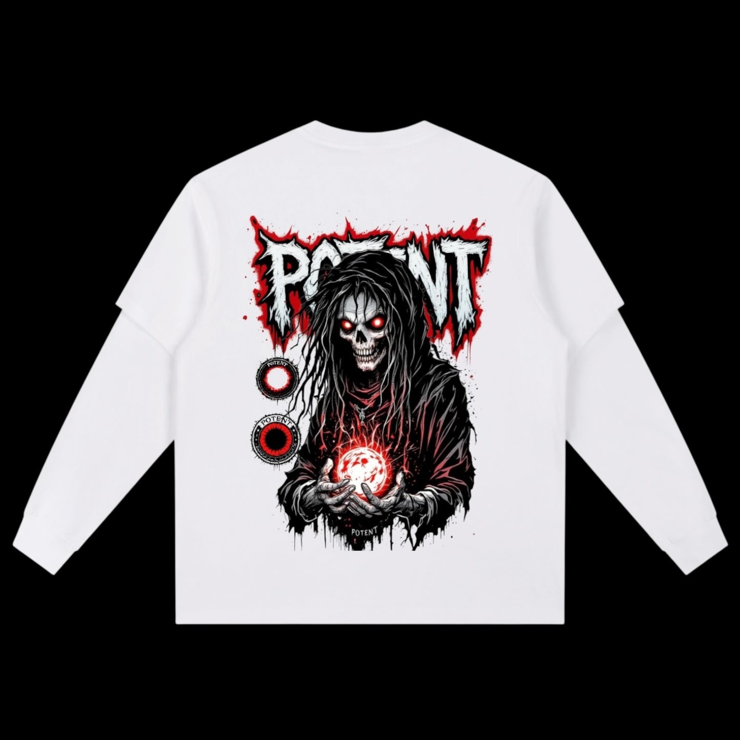 Layered Long Sleeve Oversized Tee