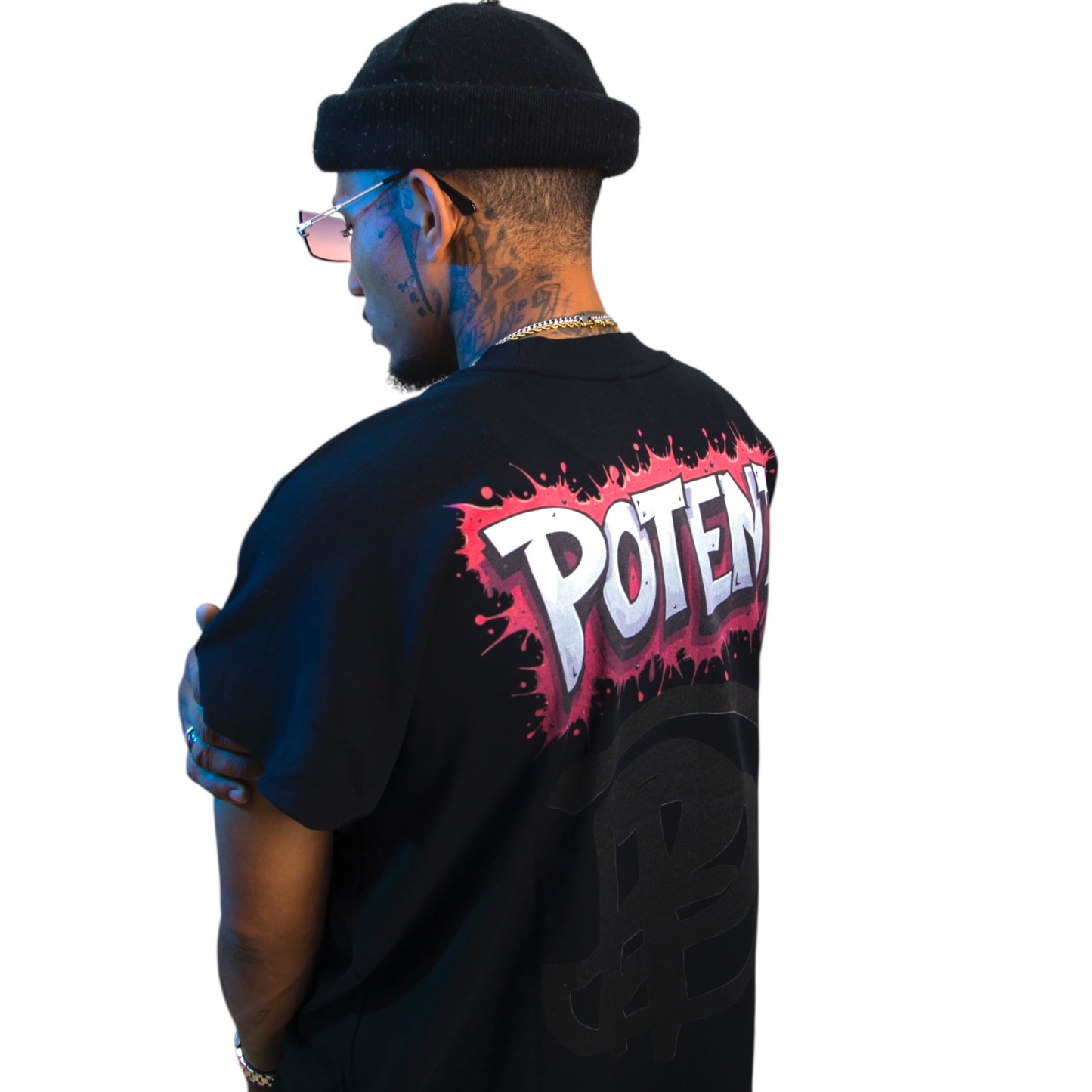 Raw Edge Boxy Non-Shrink T-Shirt