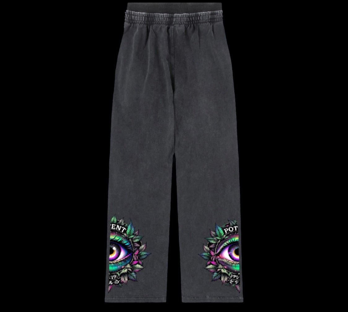 UNISEX Vintage Washed Waist Pants
