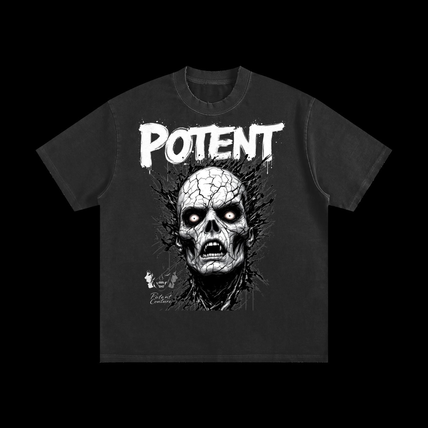 Heavyweight Vintage Washed Frayed T-Shirt