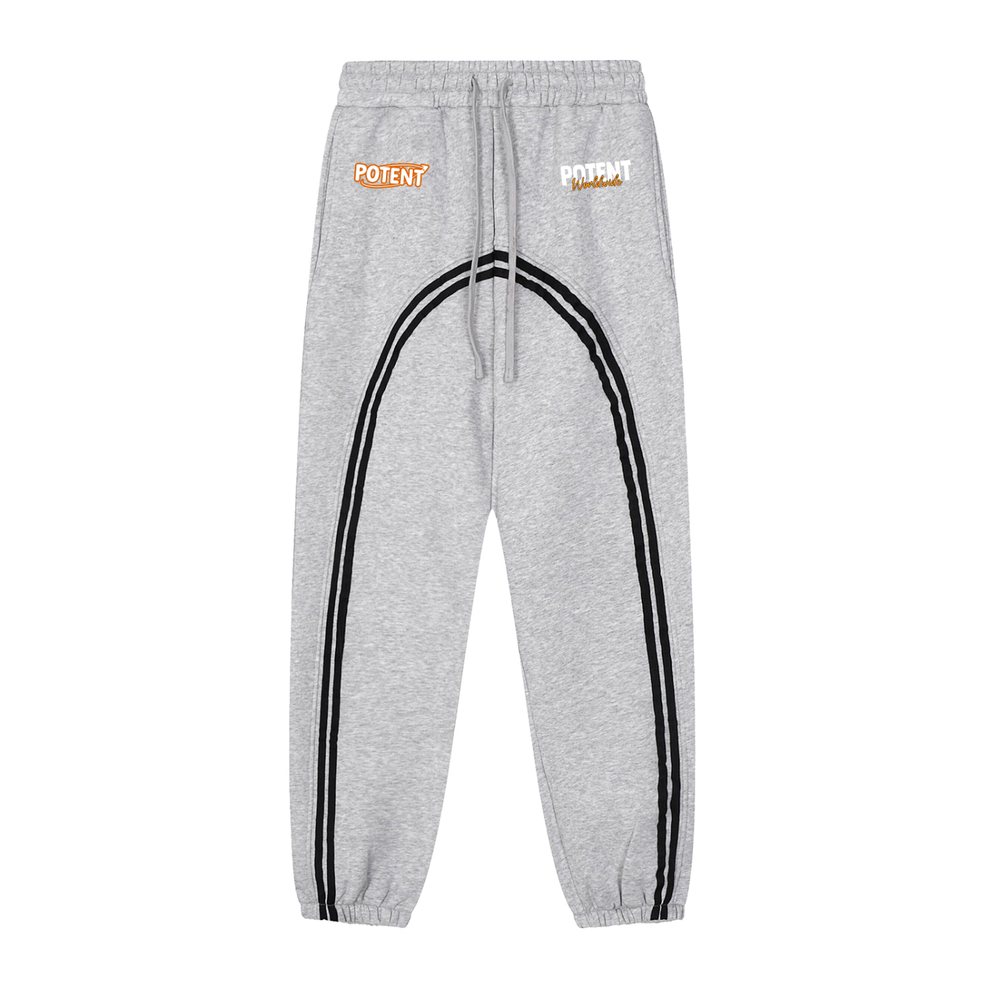 Sun Fade Contrast Tape Fleece Jogged Sweatpants