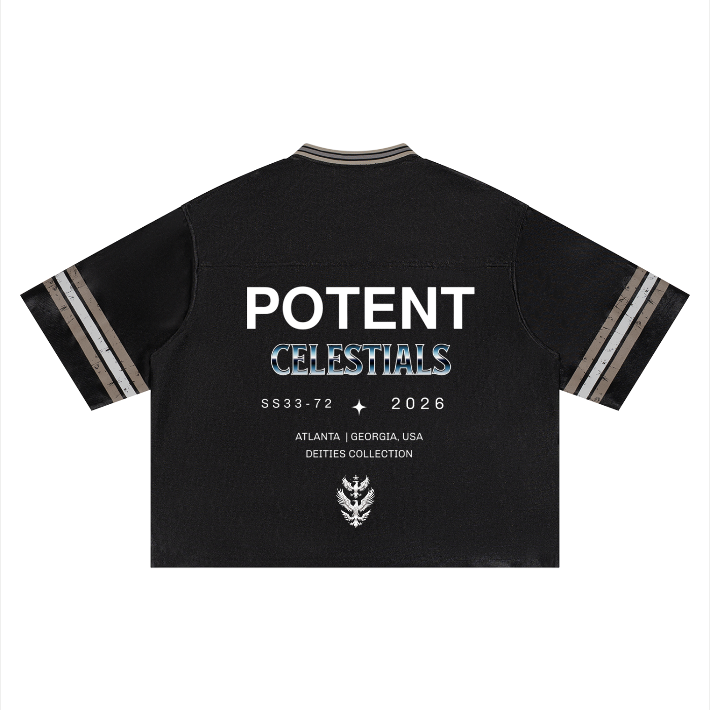 Unisex Boxy Striped Soccer Jersey