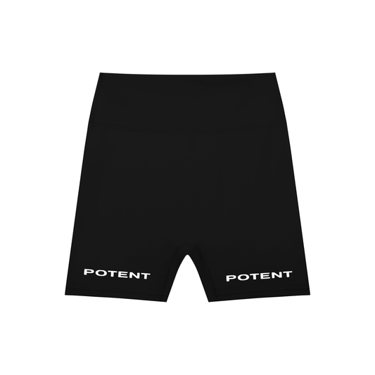 High-Waisted Blend Biker Shorts