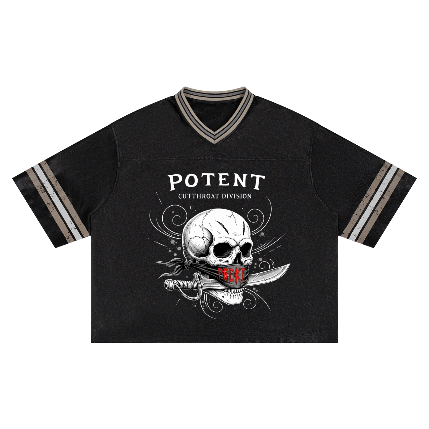 Unisex Boxy Striped Soccer Jersey