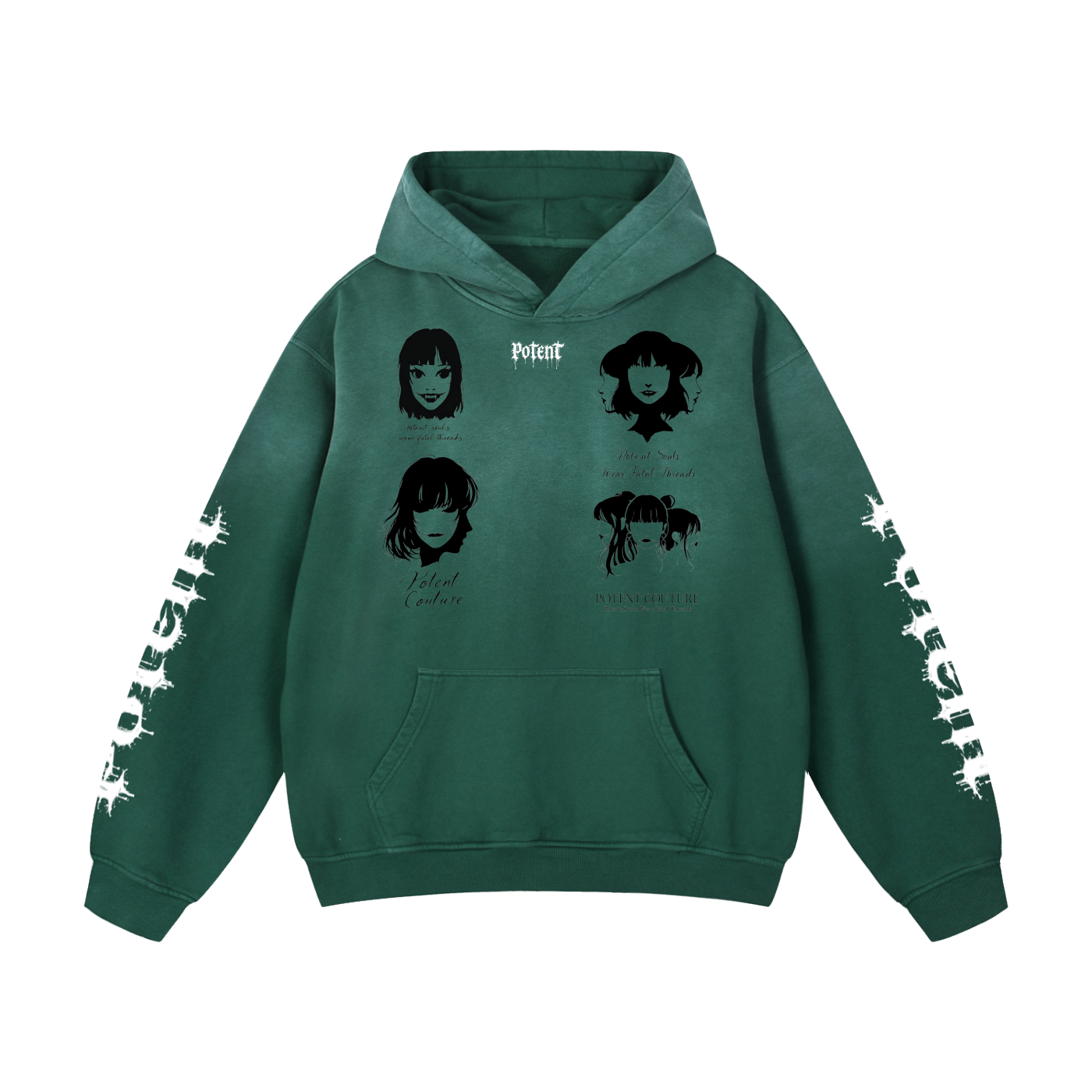 Heavyweight Sunfade Oversized Hoodie 400 GSM