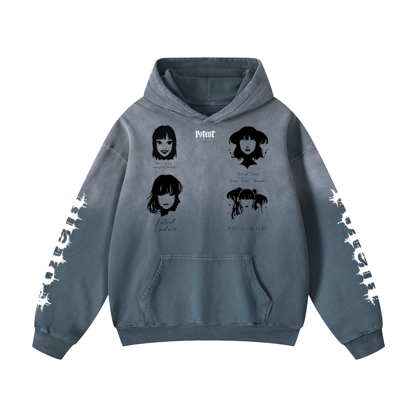 Heavyweight Sunfade Oversized Hoodie 400 GSM