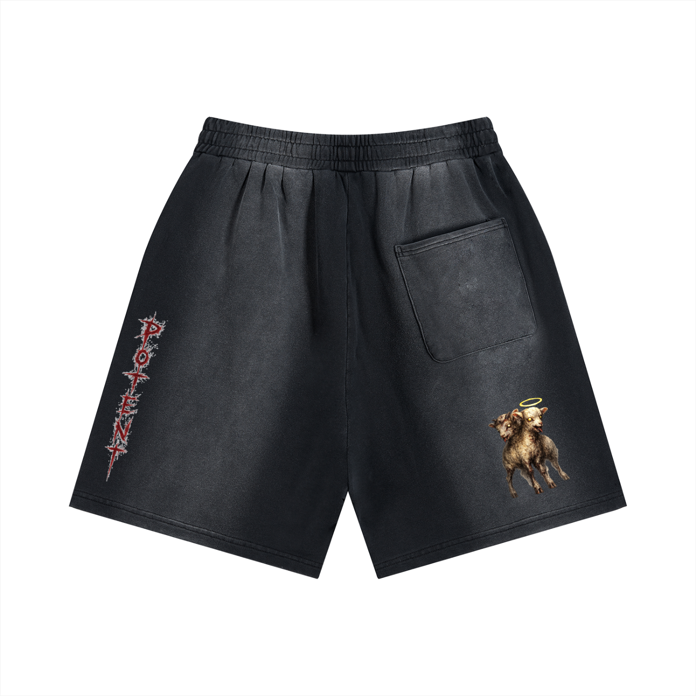 Sun Fade Distressed Shorts