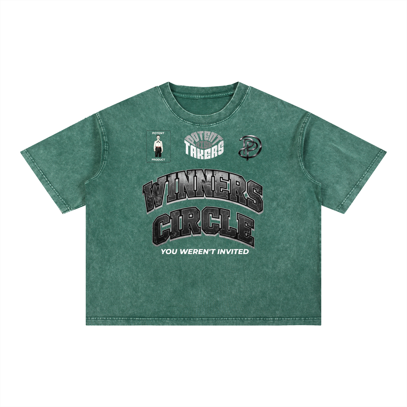 Mineral Wash Boxy Cotton T-Shirt