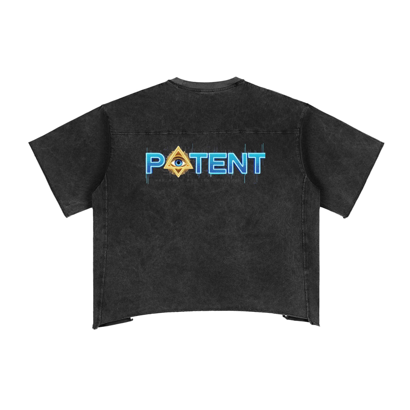 Raw Edge Snow Washed Boxy T-Shirt