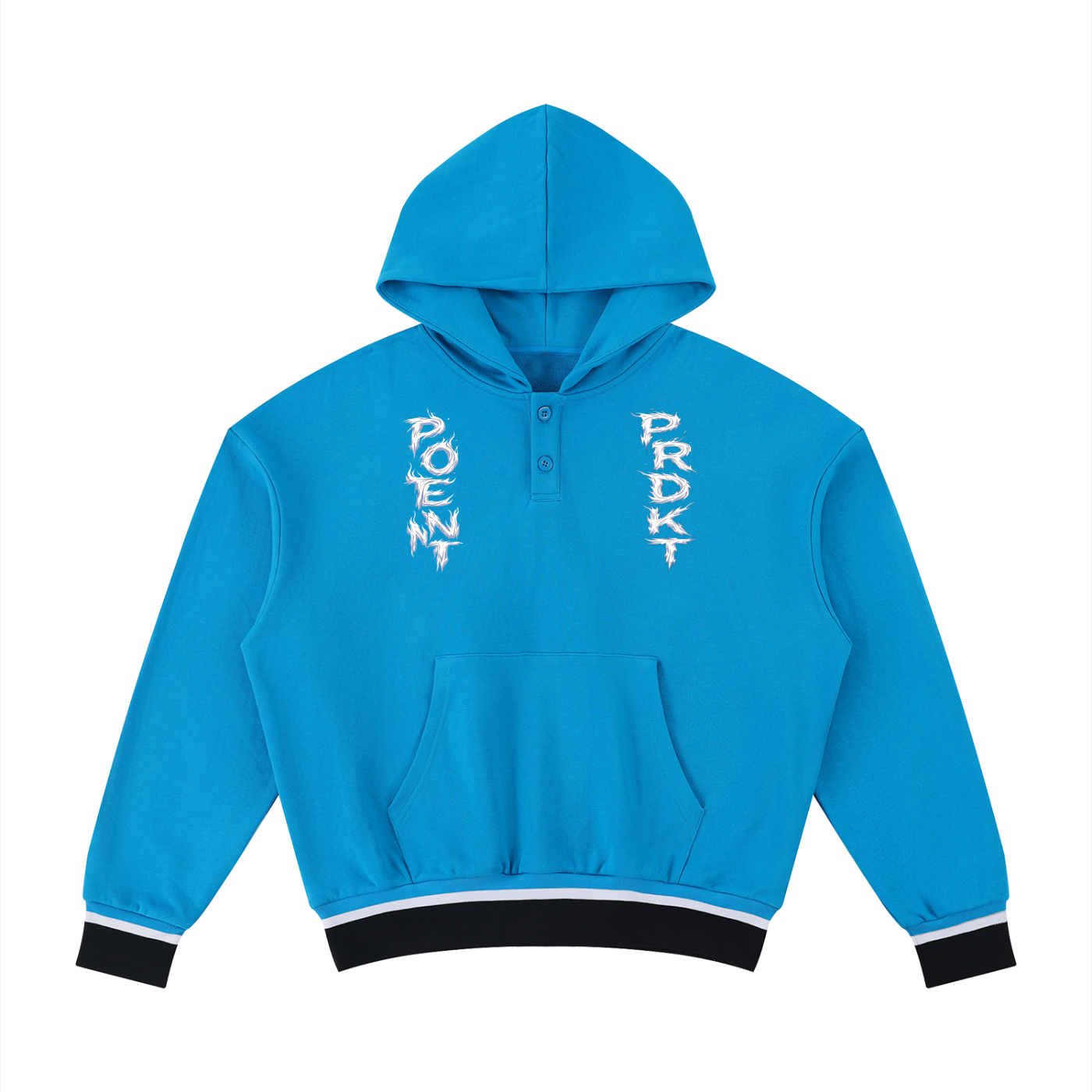 Unisex Oversized Color Block Boxy Hoodie