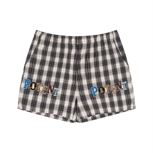 Unisex Plaid Shorts
