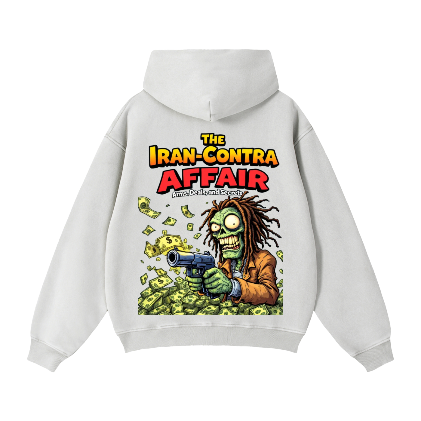 Zip-Through Boxy Fleece Hoodie 355 GSM