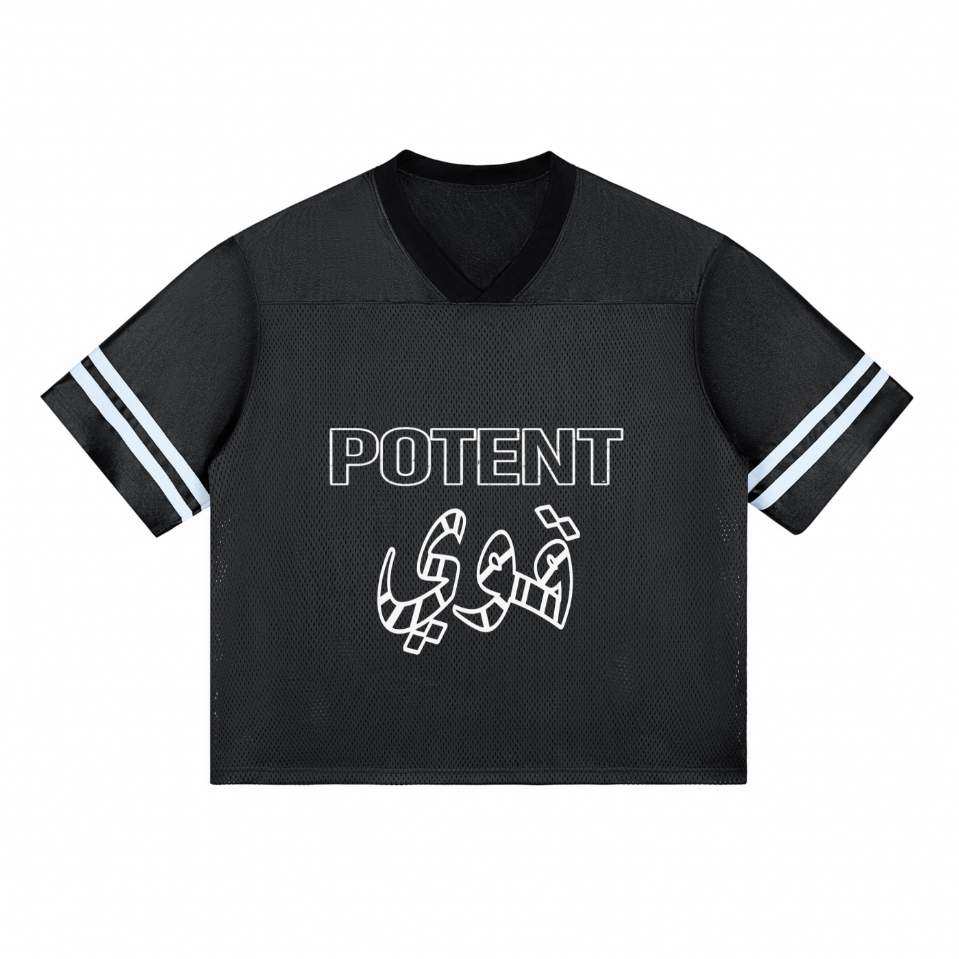 Taped Mesh T-Shirt