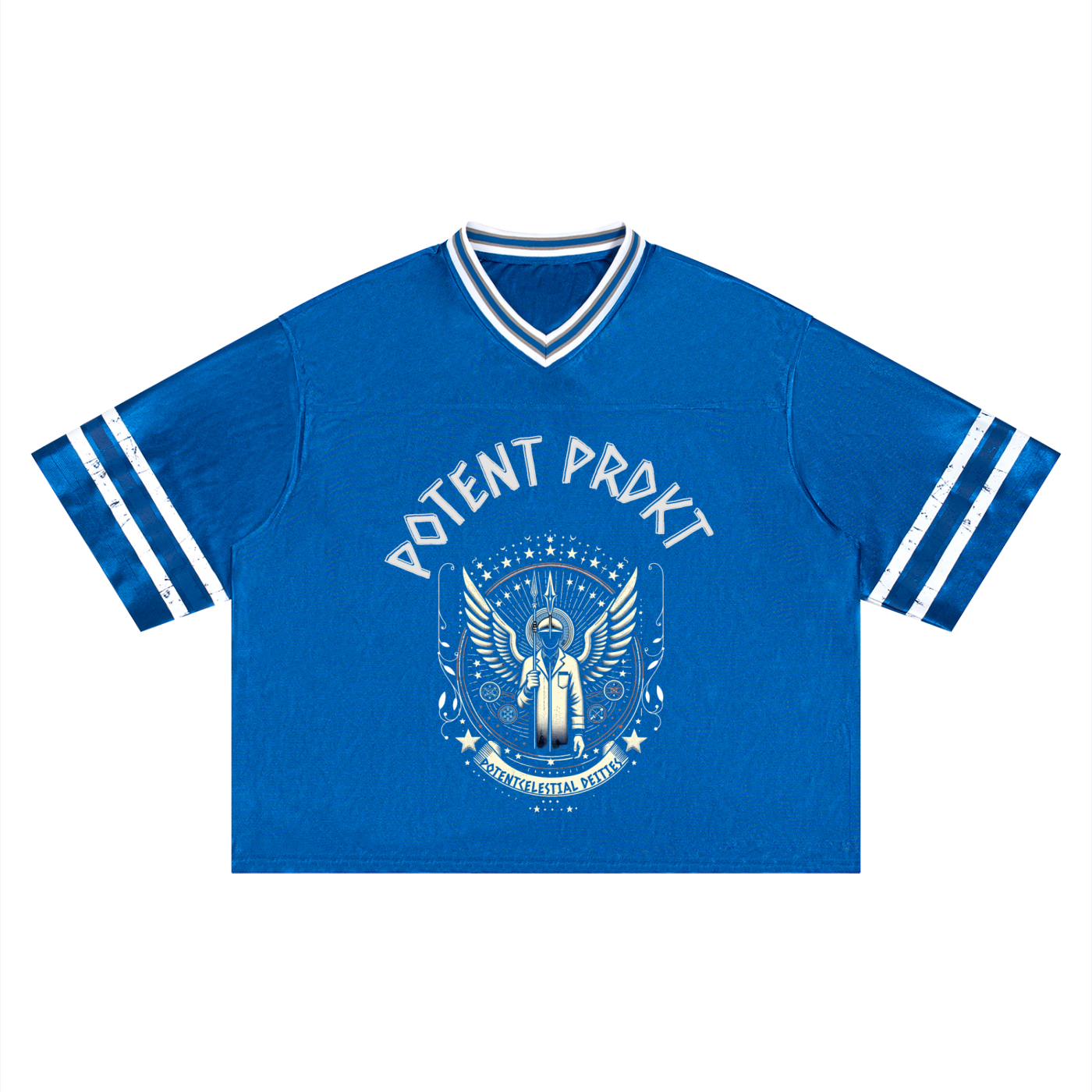 Unisex Boxy Striped Soccer Jersey