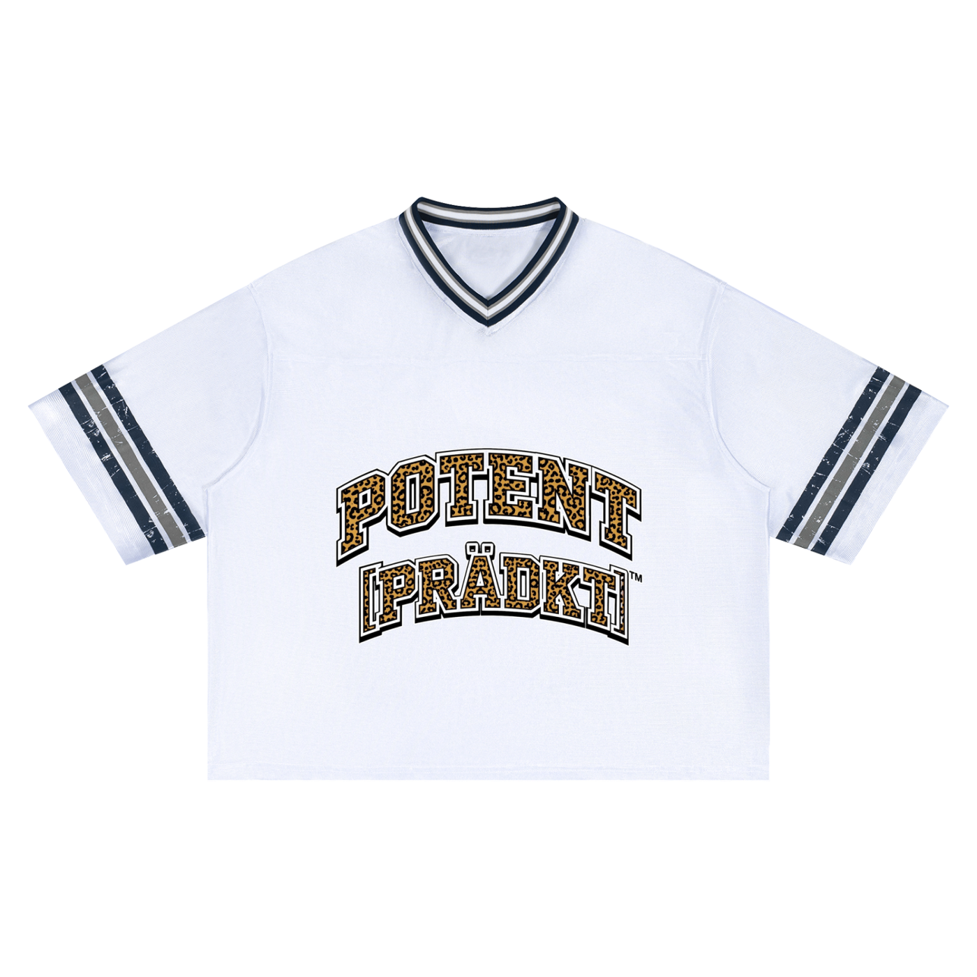 Unisex Boxy Striped Soccer Jersey