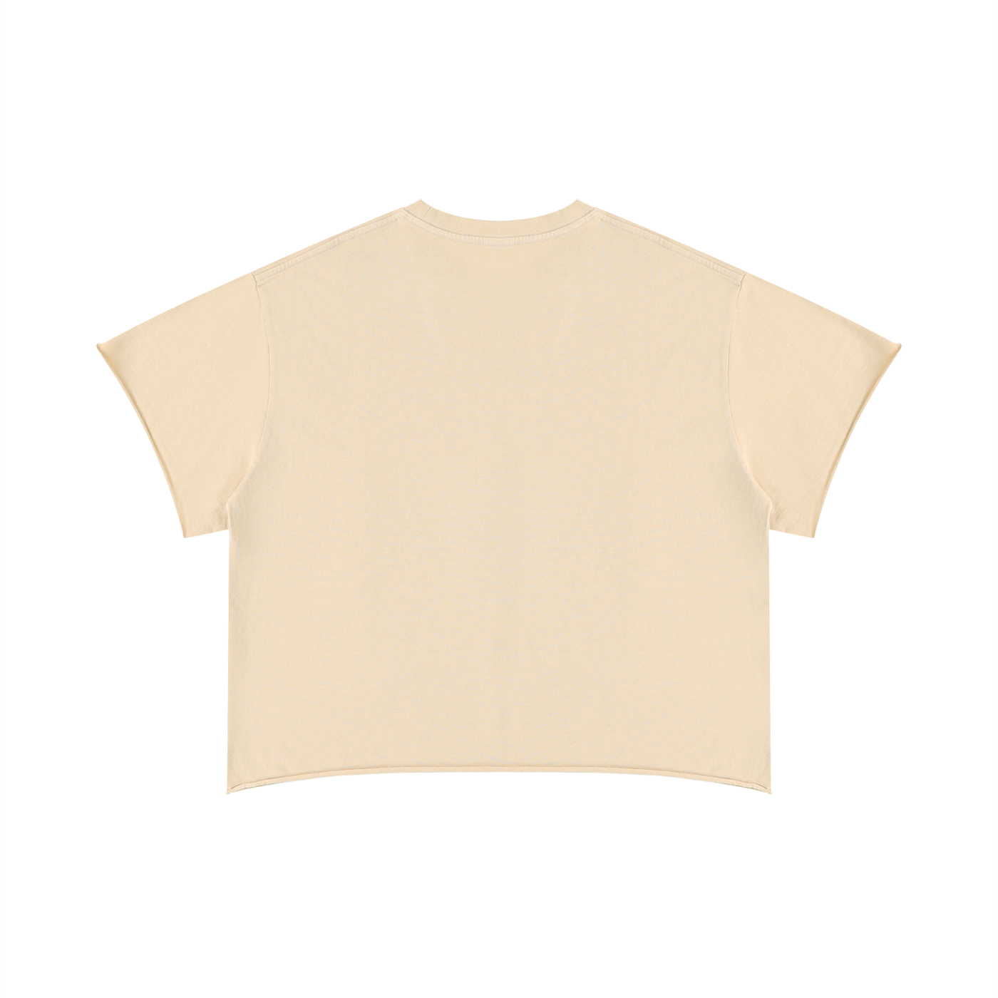 Unisex Boxy Raw Edge T-Shirt