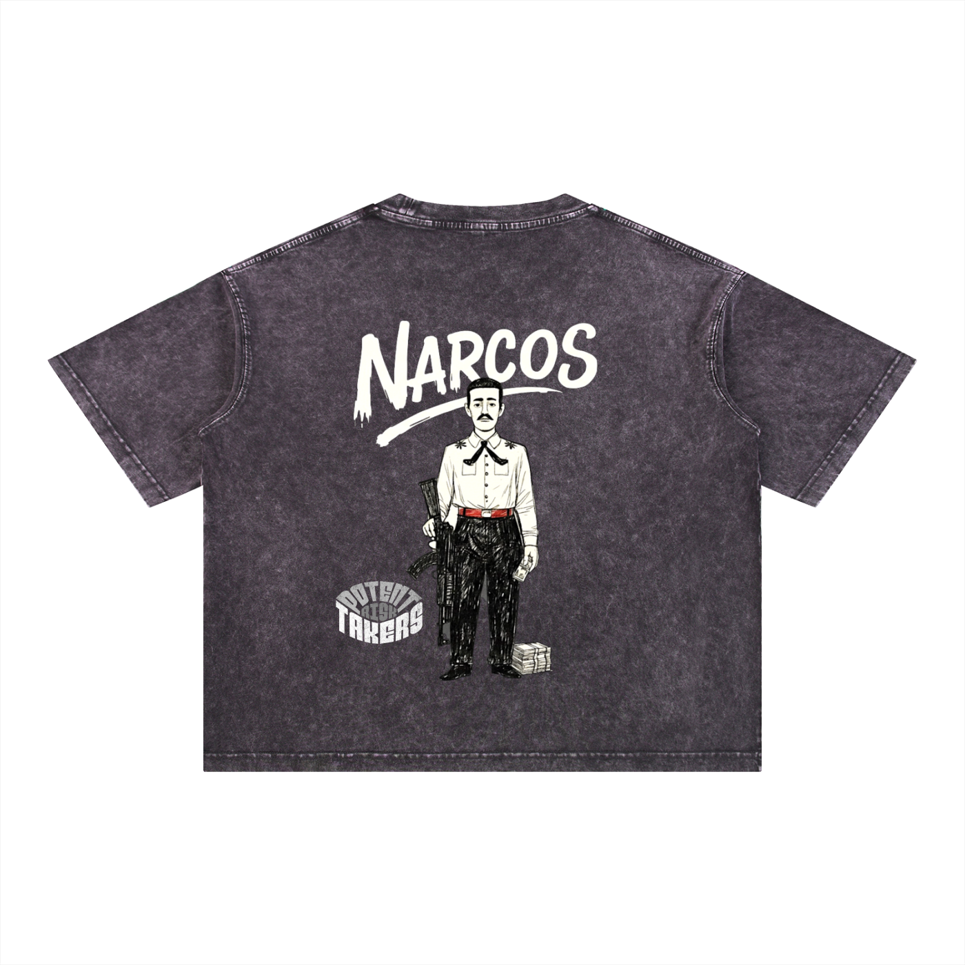 Mineral Wash Boxy Cotton T-Shirt