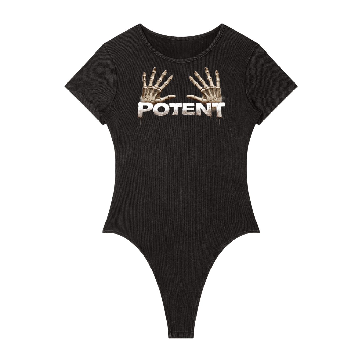 Women's Mineral Wash Crewneck Bodysuit