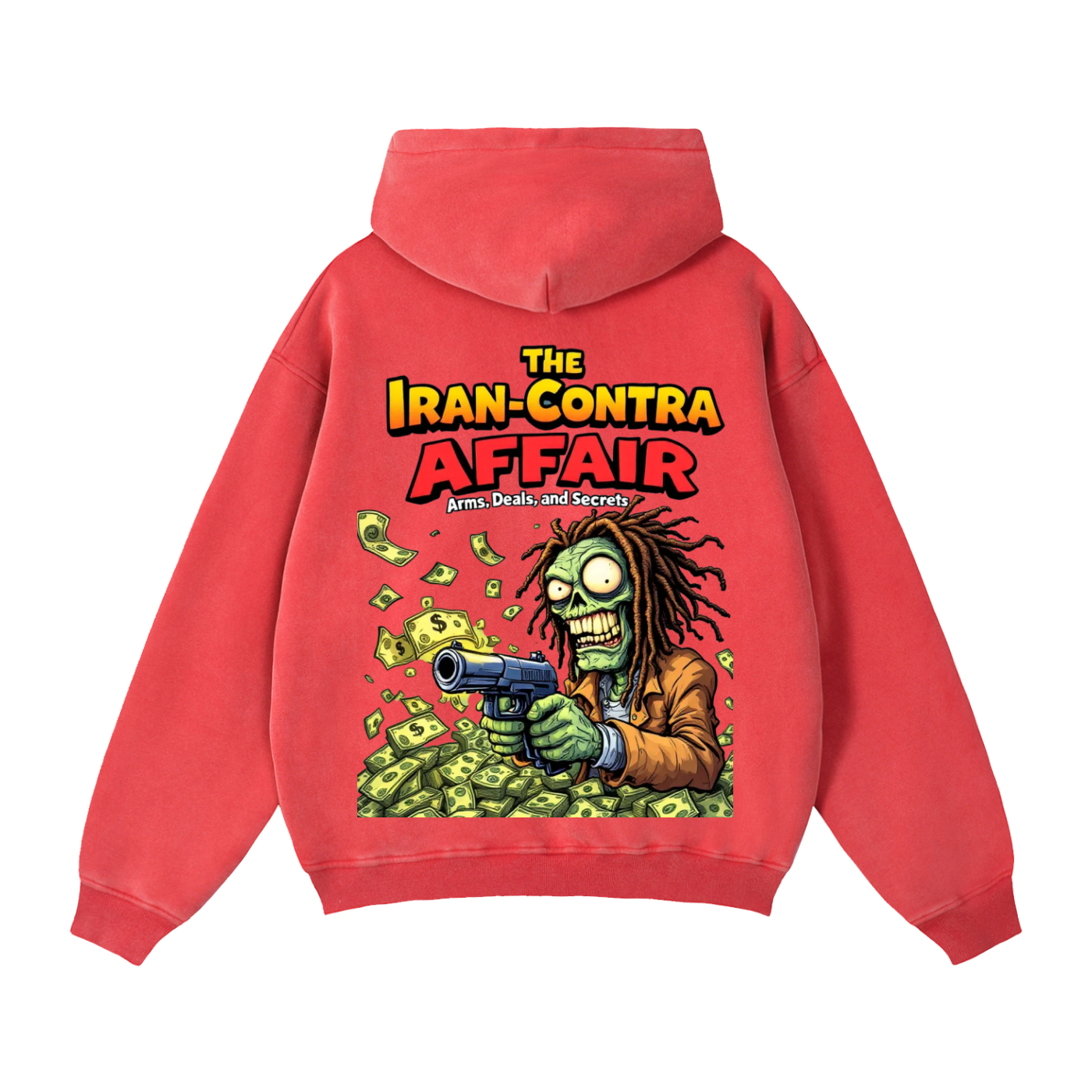 Zip-Through Boxy Fleece Hoodie 355 GSM