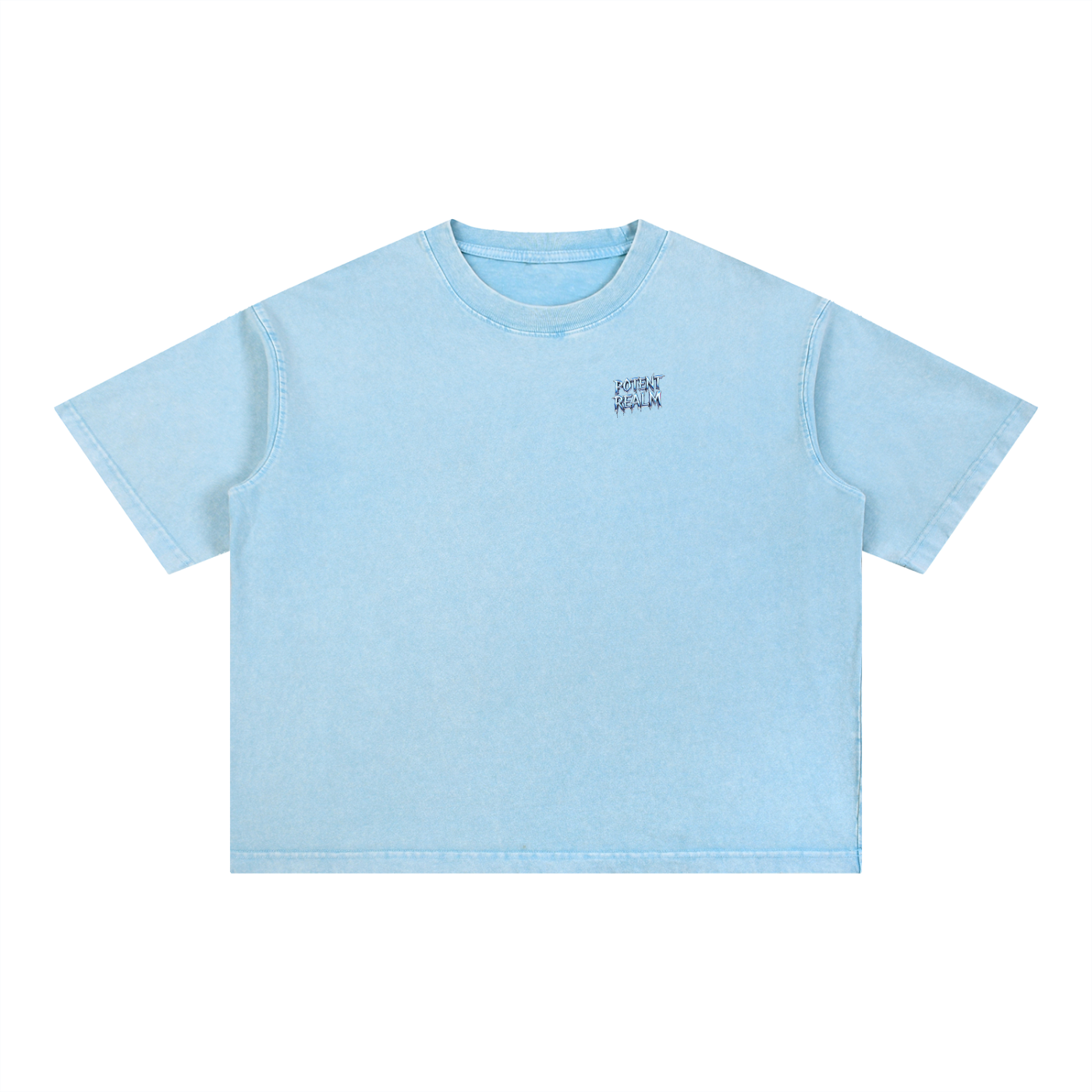 Mineral Wash Boxy Cotton T-Shirt