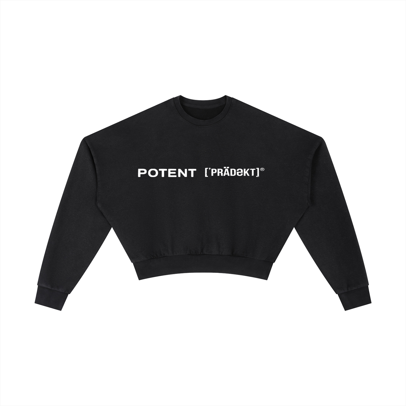 Vintage Washed Cropped Sweatshirt