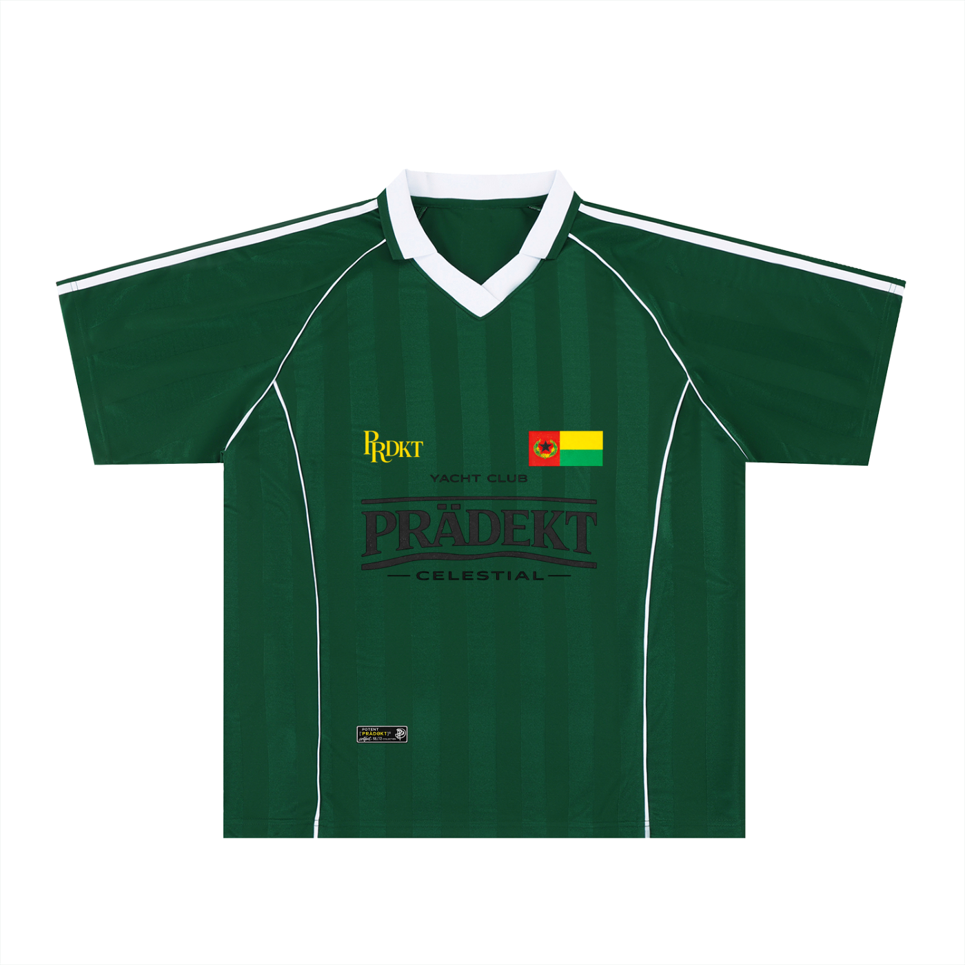 Shadow Stripe Collared Soccer Jersey