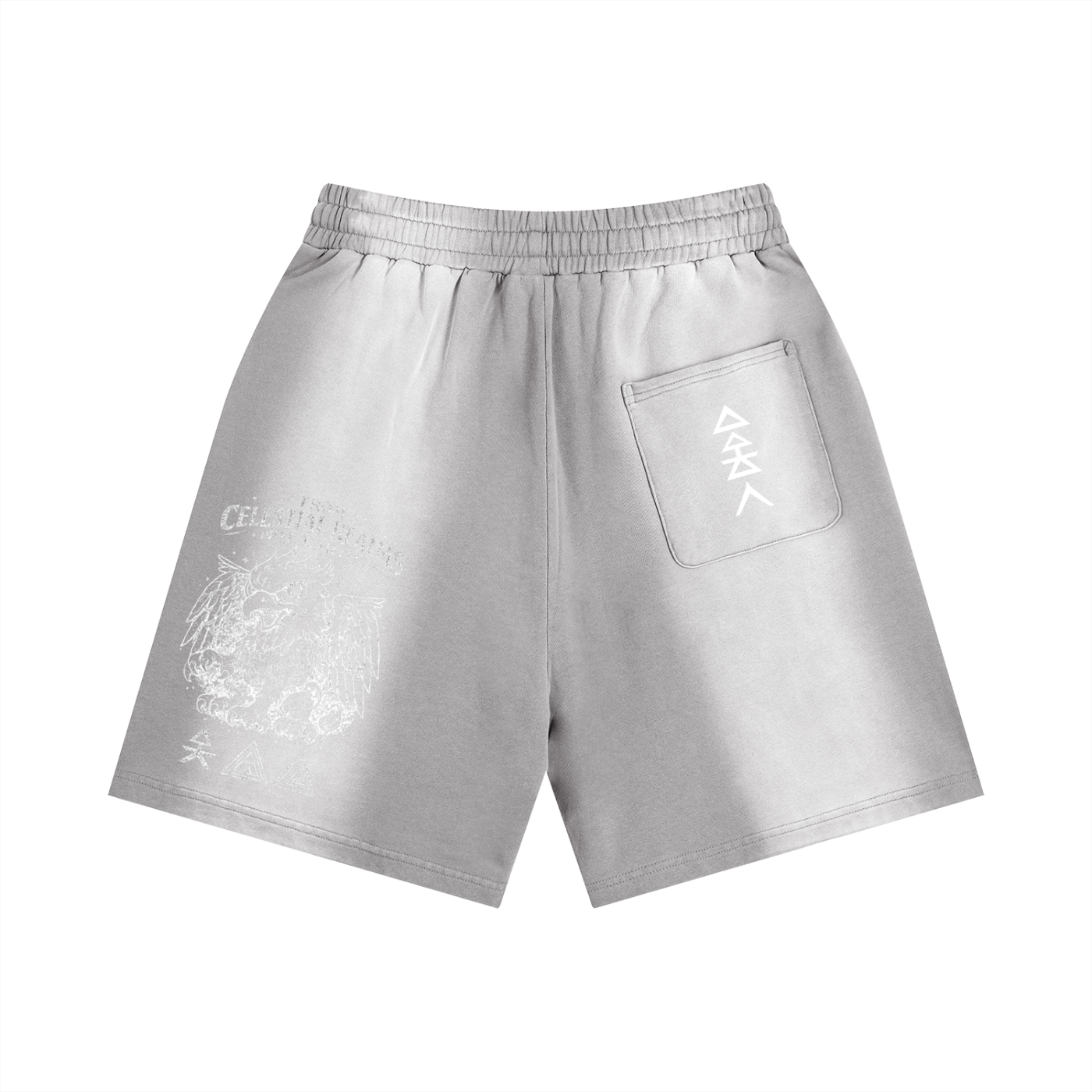 Sun Fade Distressed Shorts