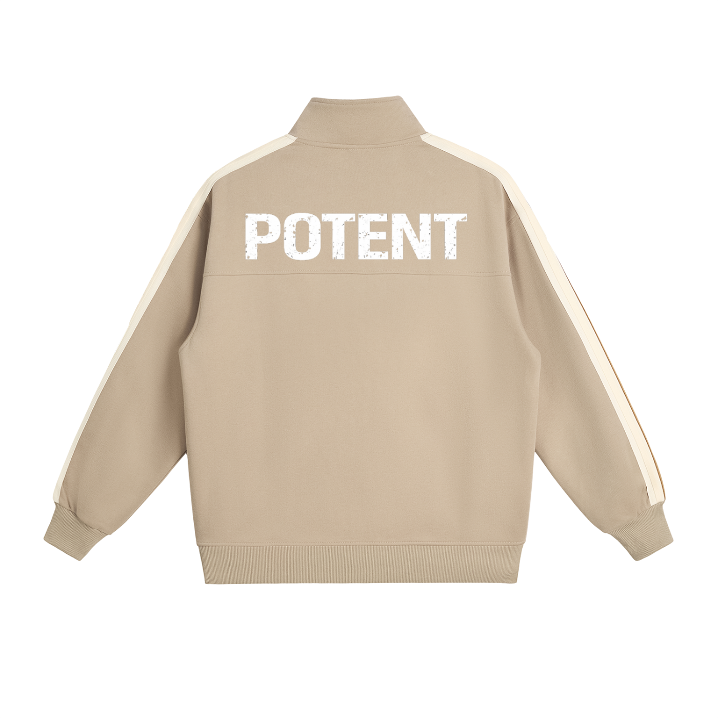 Contrast Side-Stripe Stand Collar  Jacket