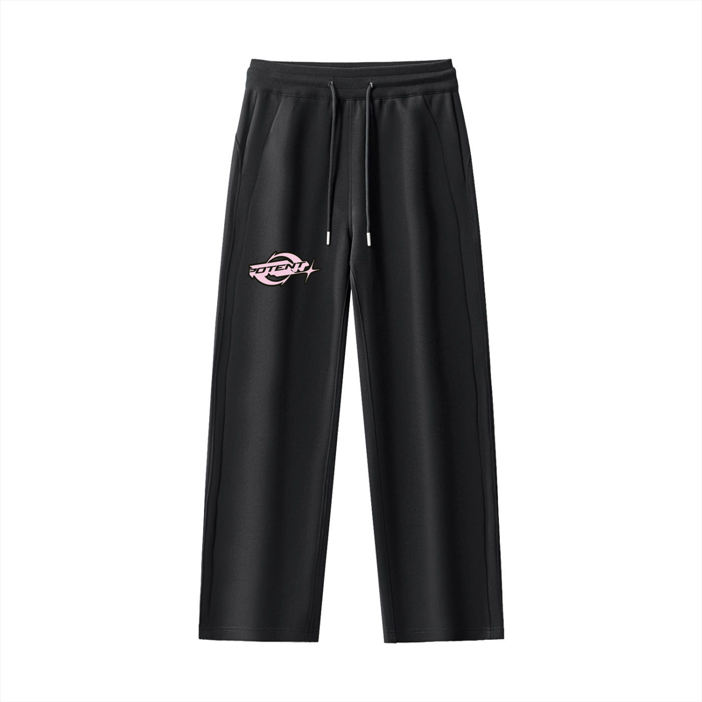 Essential Drawstring Straight-Leg Sweatpants