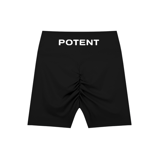 High-Waisted Blend Biker Shorts