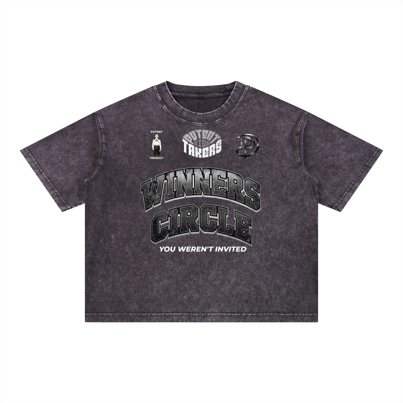 Mineral Wash Boxy Cotton T-Shirt