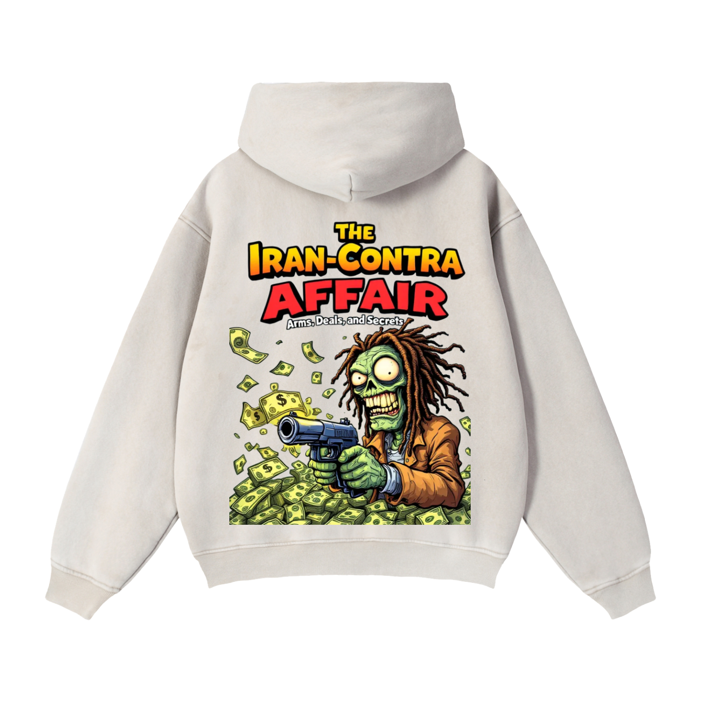 Zip-Through Boxy Fleece Hoodie 355 GSM