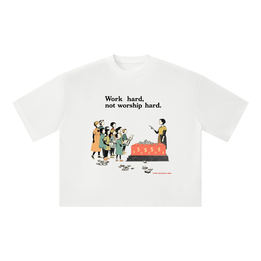 Unisex Boxy Mesh Crewneck T-Shirt