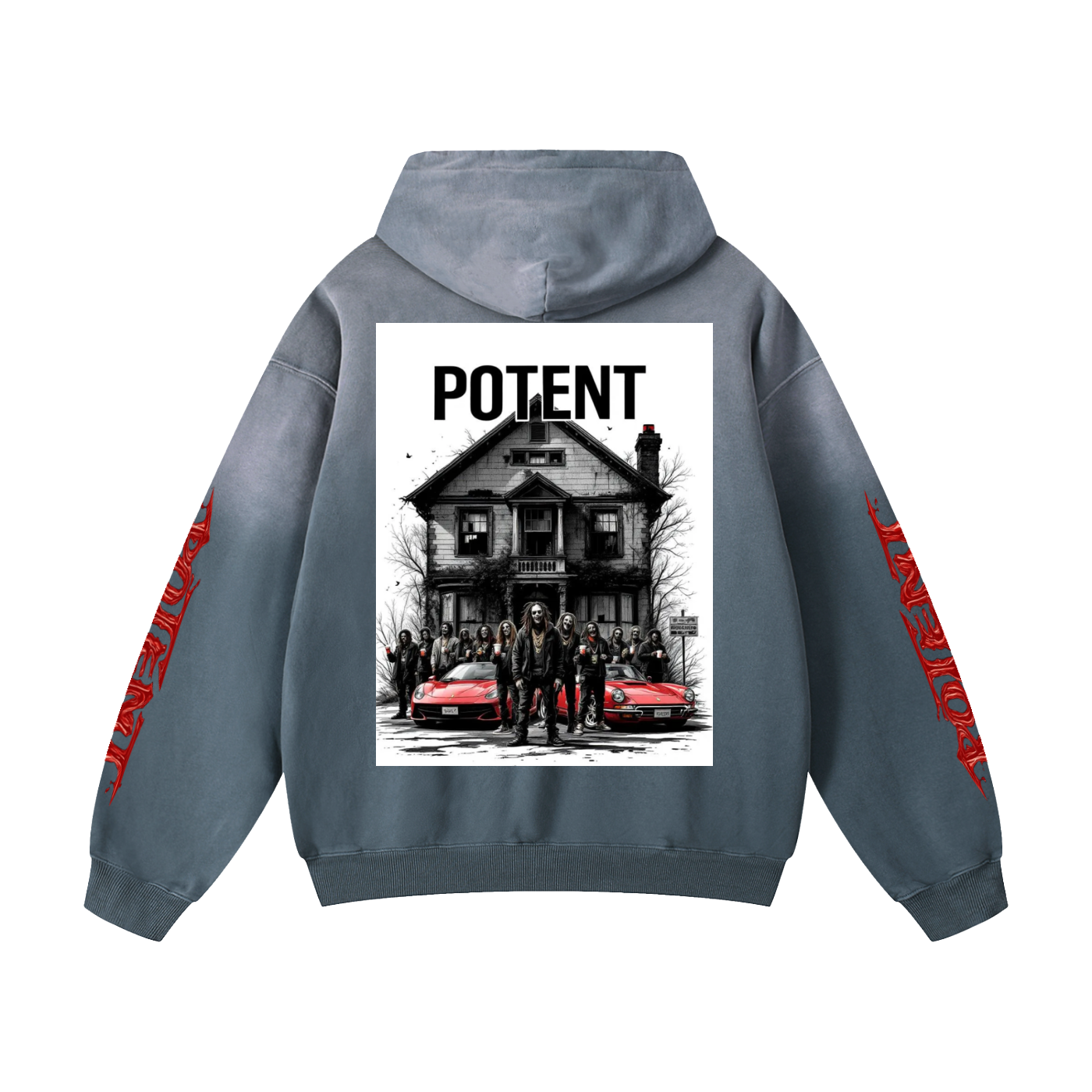 Heavyweight Sunfade Oversized Hoodie 400 GSM