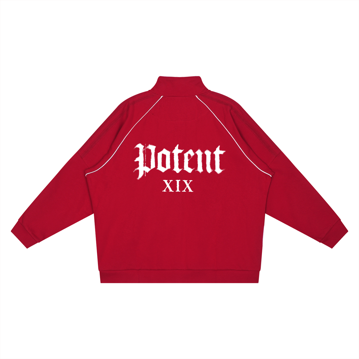 Reflection Striped Raglan Sleeve  Jacket