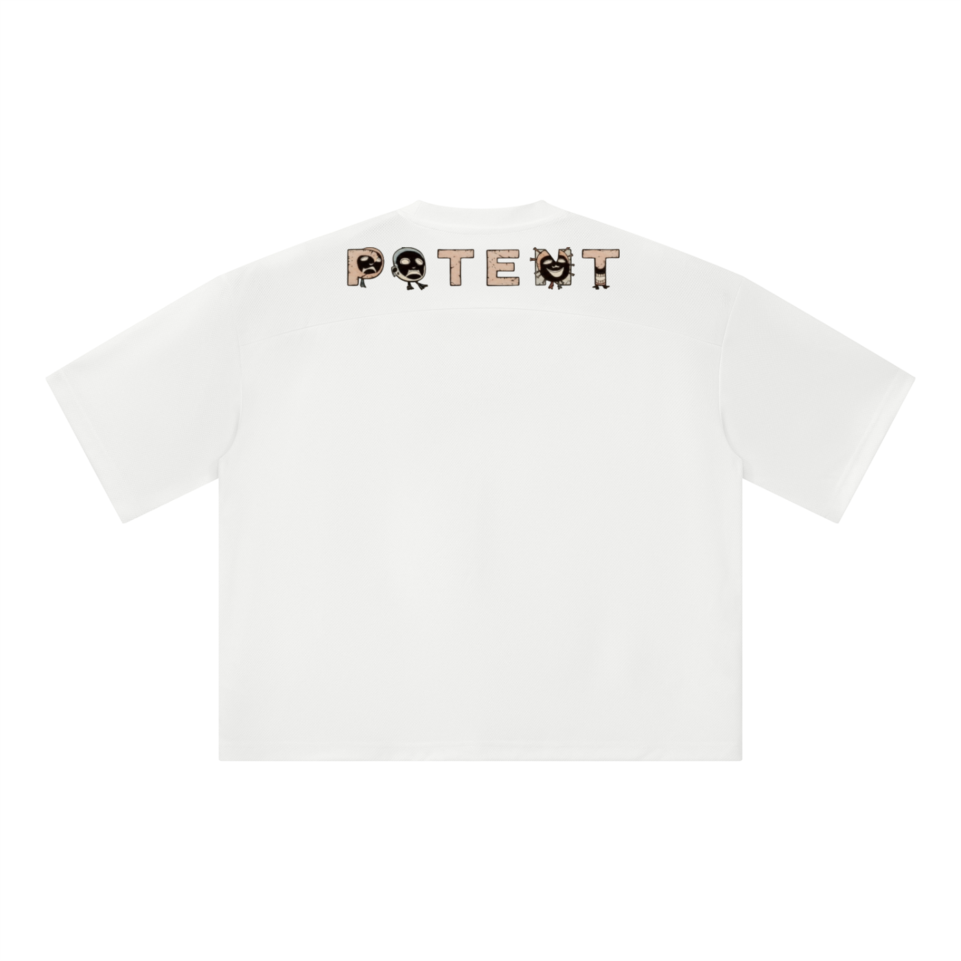 Unisex Boxy Mesh Crewneck T-Shirt