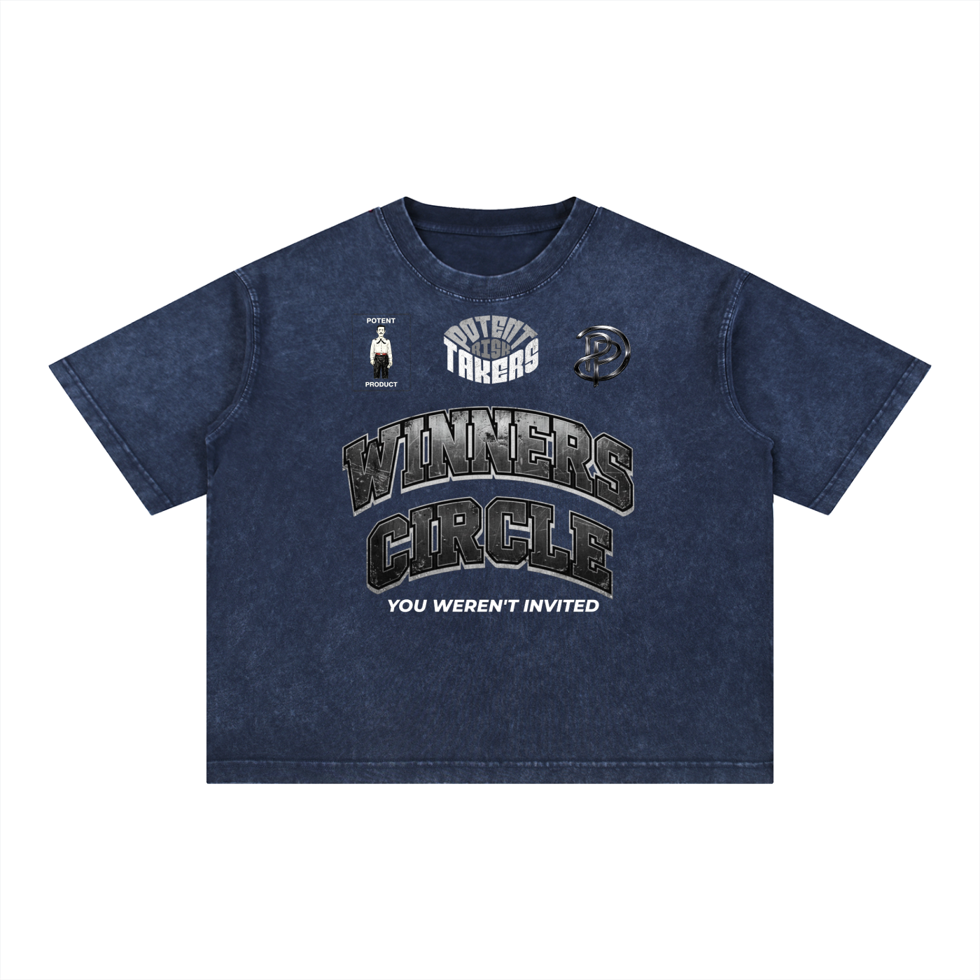 Mineral Wash Boxy Cotton T-Shirt