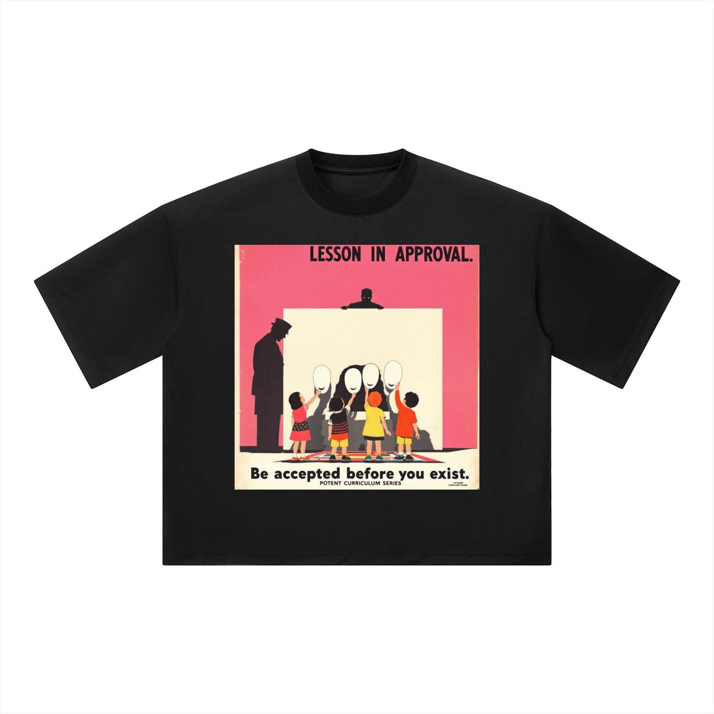 Unisex Boxy Mesh Crewneck T-Shirt