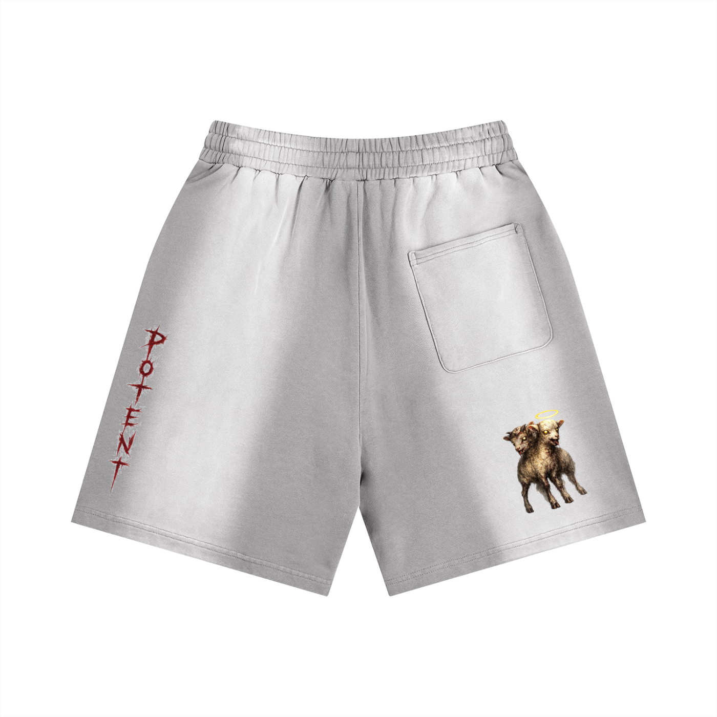 Sun Fade Distressed Shorts