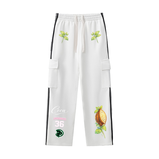 Side Stripe Straight-Leg Pants