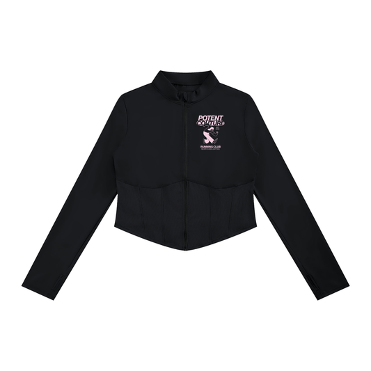 Women's Slim Fit Full-Zip Yoga Jacket