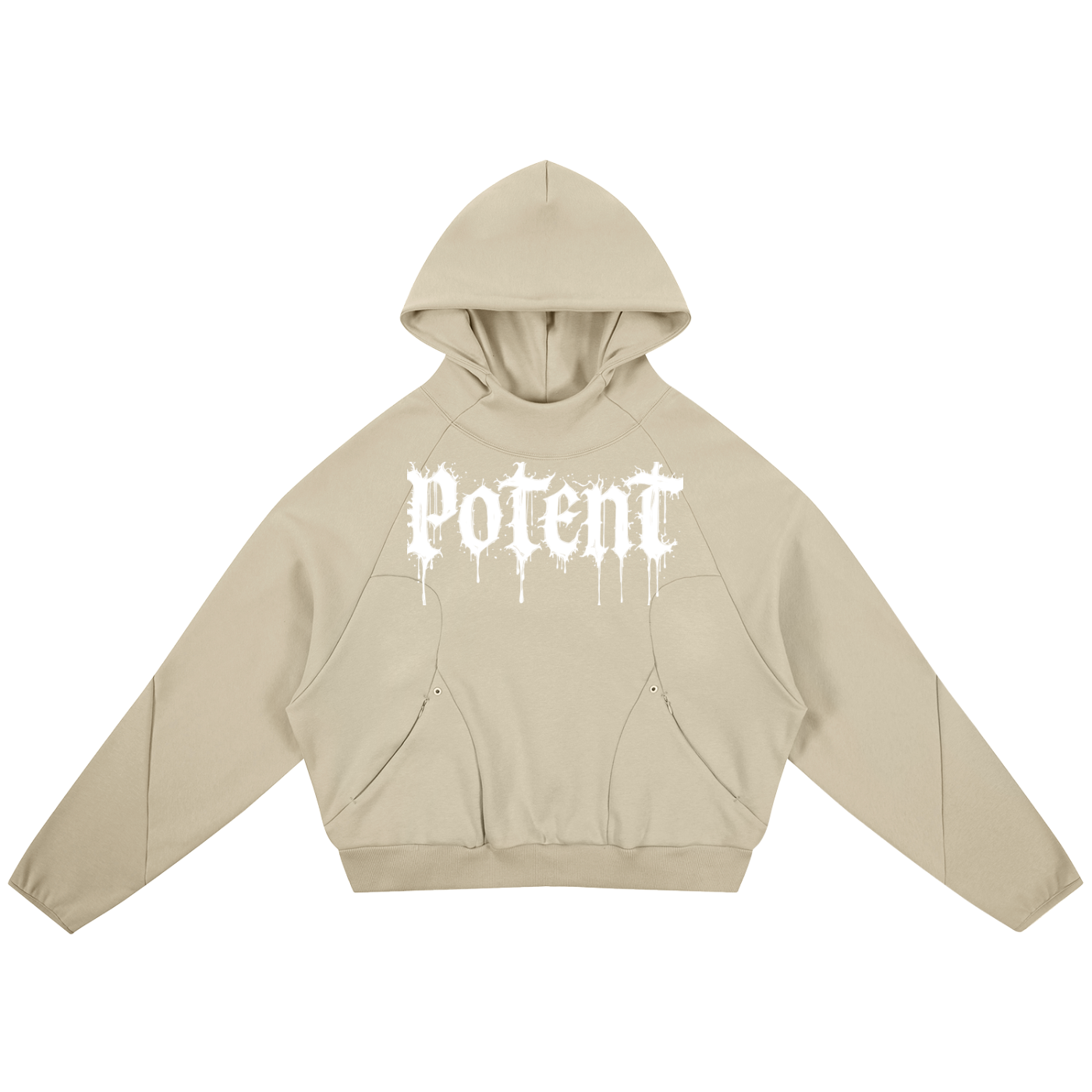 Curved Panel Raglan Hoodie 350 GSM