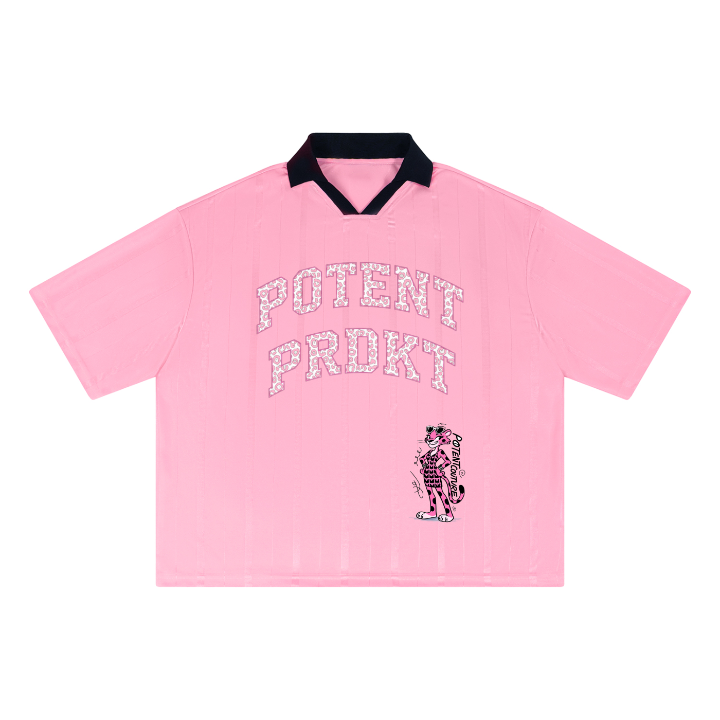 Unisex Striped Boxy Soccer Jersey