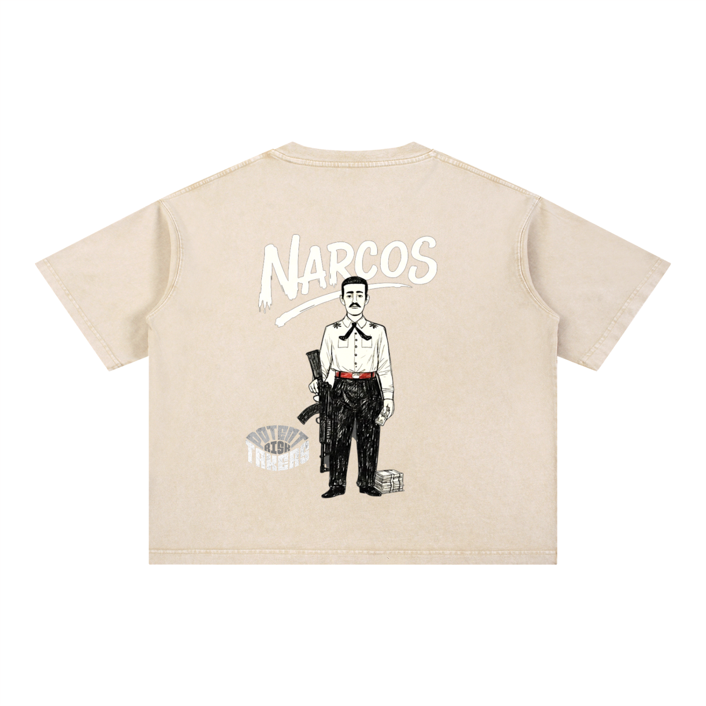 Mineral Wash Boxy Cotton T-Shirt